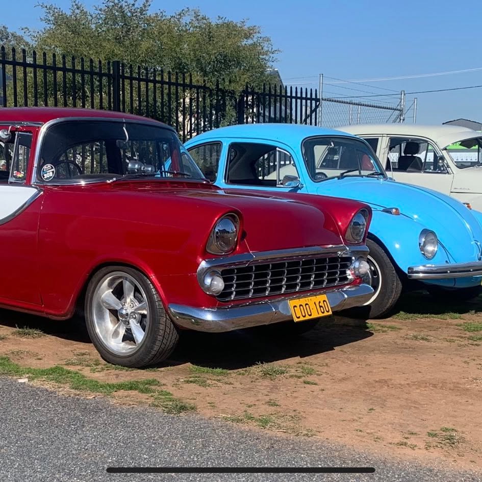 A restored Holden from Westy’s Garage at a local car show